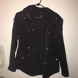 Black Winter Coat Jacket forever 21